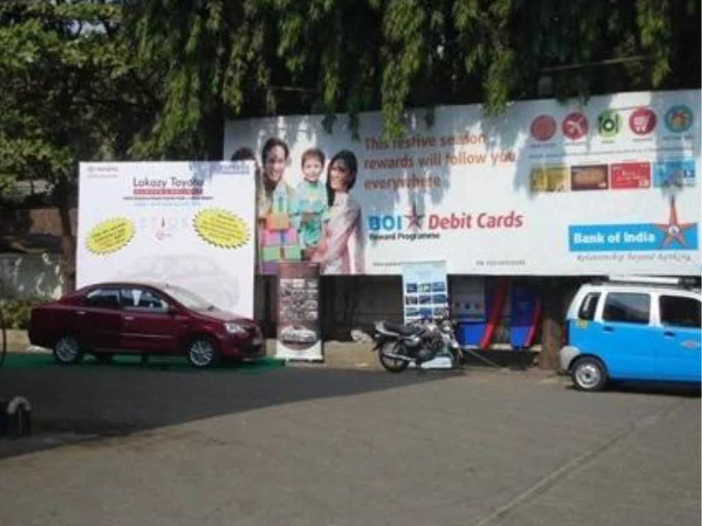 CNG gas pump advertisements all over India